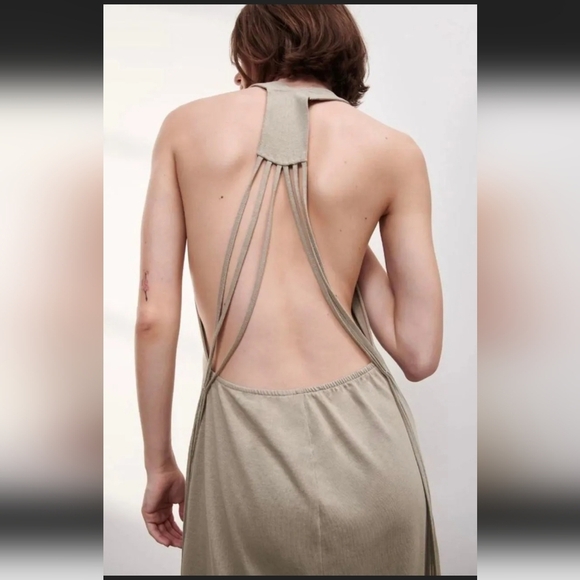 Zara NWTs Halter Dress - Picture 3 of 7